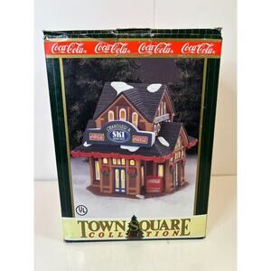 Coca-Cola Town Square 1996 Chandler’s Ski Lodge Lighted Christmas Village